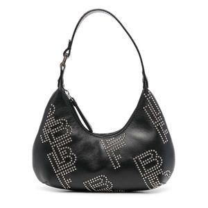 Authentic by far stud embellished leather tote bag